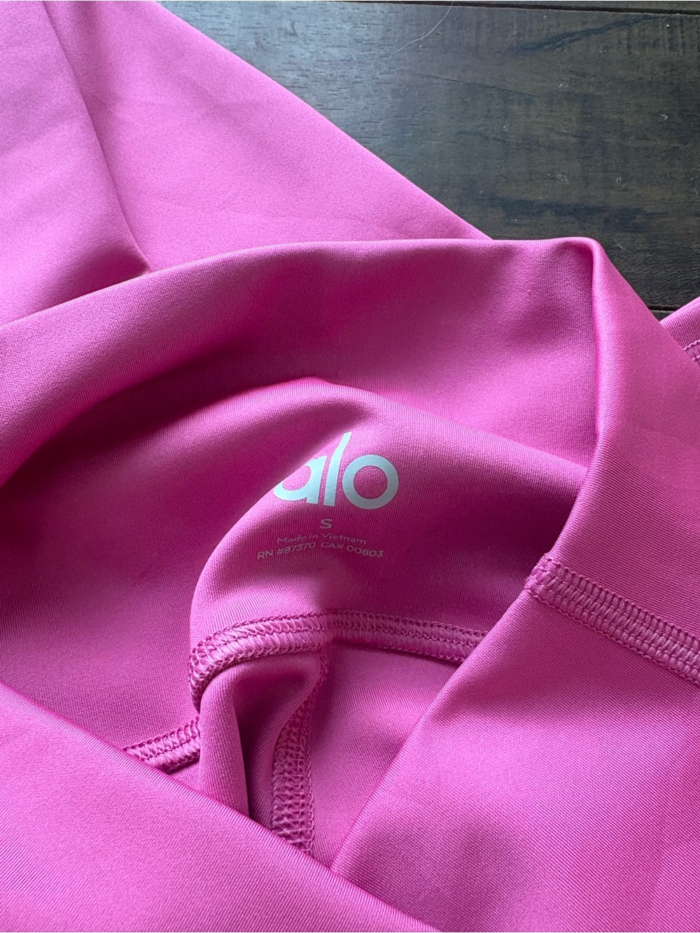ALO high waisted Airlift pink leggings - Picture 7 of 13